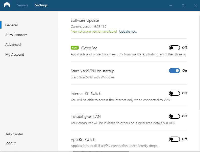 nordvpn sikkerhet